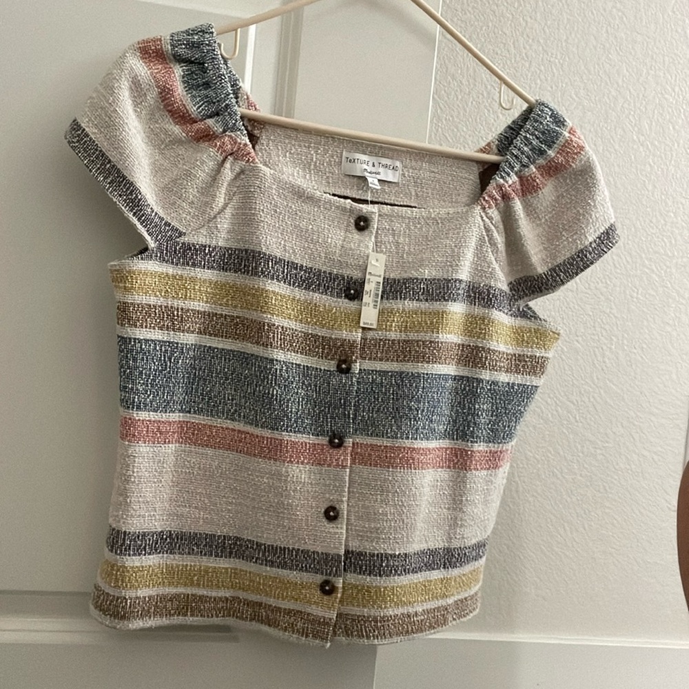 Madewell Texture & Thread Top